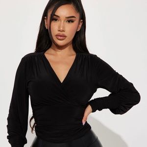 Black XL blouse